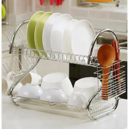 2 Layer Crockery Rack