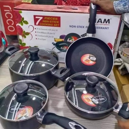 Kiam Non Stick 7 Pcs Cookware Set