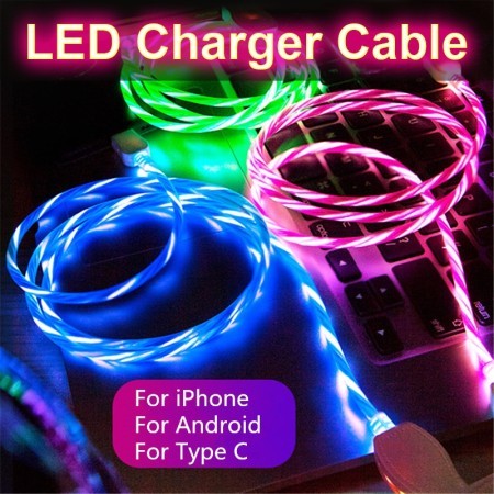 Luminous LED Lighting Charging Mobile Phone Cable