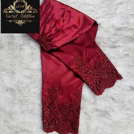 Cigarette Pant- Velvet  (BLZ-02)