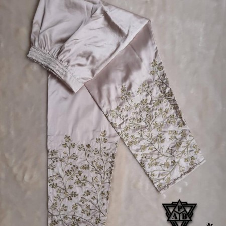 Cigarette Pant- Japanese satin (BLZ-33)