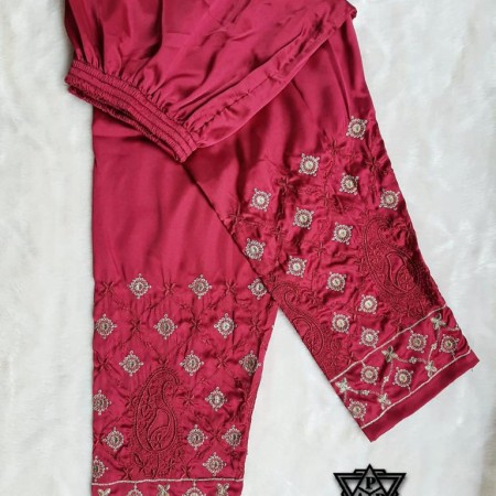 Cigarette Pant- Japanese satin (BLZ-46)