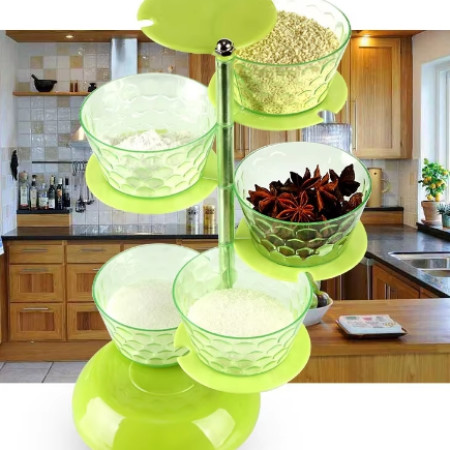 Plastic Pickle Spice Kitchen Tower Container Set