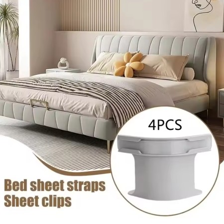 4pcs NEW Heavy Duty Bedsheet Corner Tightener Clips