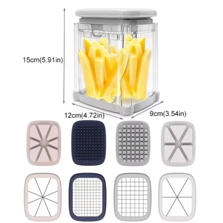 Multifunctional Manual Kitchen Chopper Box Vegetable Cutter(CX)